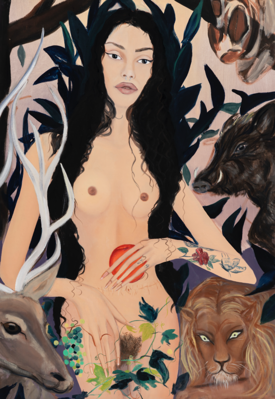 Apolonia Sokol, , 2021, Oil on linen, 92x65 cm
Courtesy of the Artist and THE PILL®
