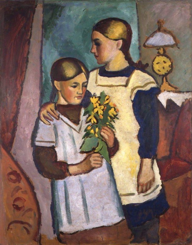 August Macke, Zwei Schwestern, 1911
